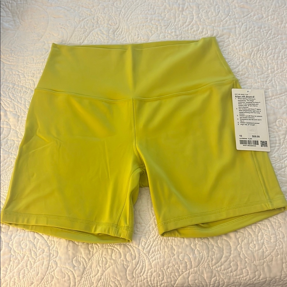 Lululemon Align HR short 6” • Sz 10